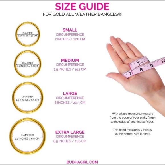 BuDhaGirl All Weather Gold Bangles Medium - Picture 14 of 15